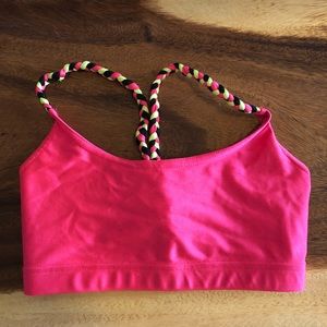 Oxyjen sports top, pink and adjustable.
